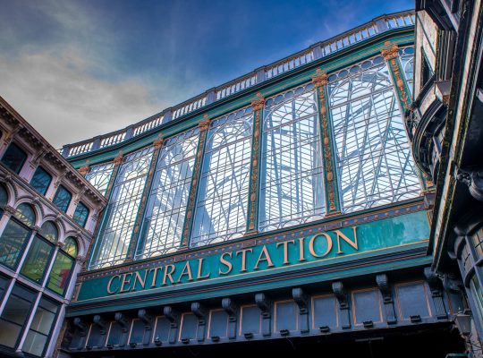 Glasgow Central, plus qu’une gare, un parapluie !