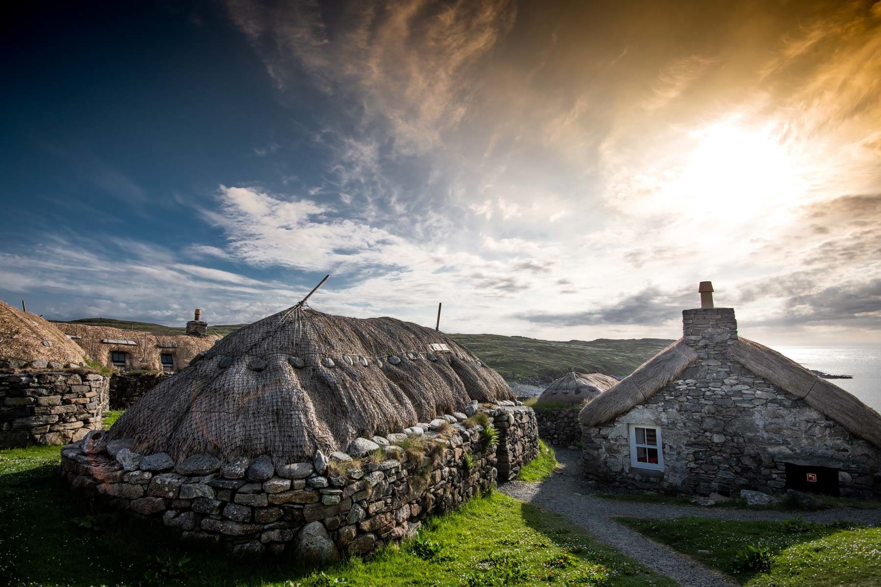 Black houses de l'île de Lewis