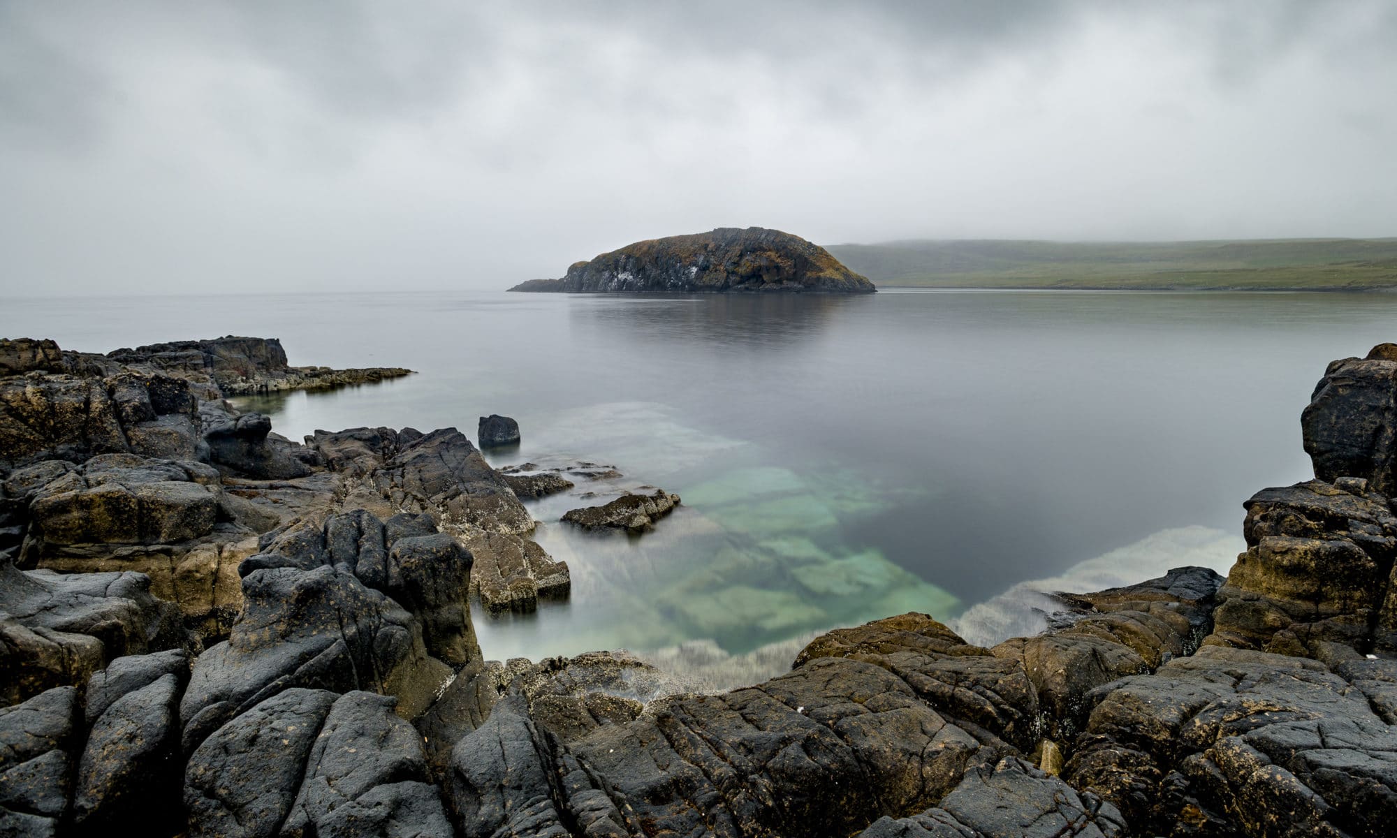 Empreintes de dinosaure de l'île de Skye