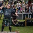 I’m wearing a kilt and throwing stuff