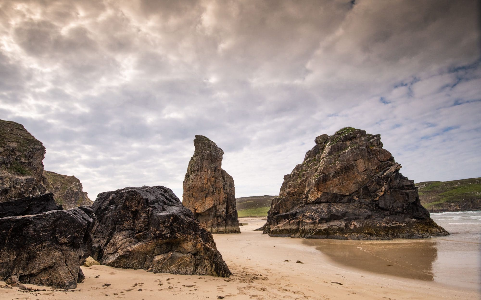 Gary beach, la plage au bout de la route Écosse