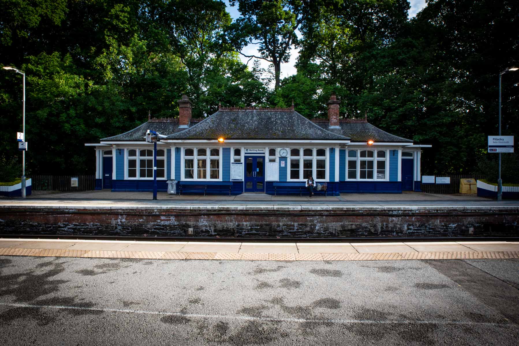 Écosse la gare de Pitlochry