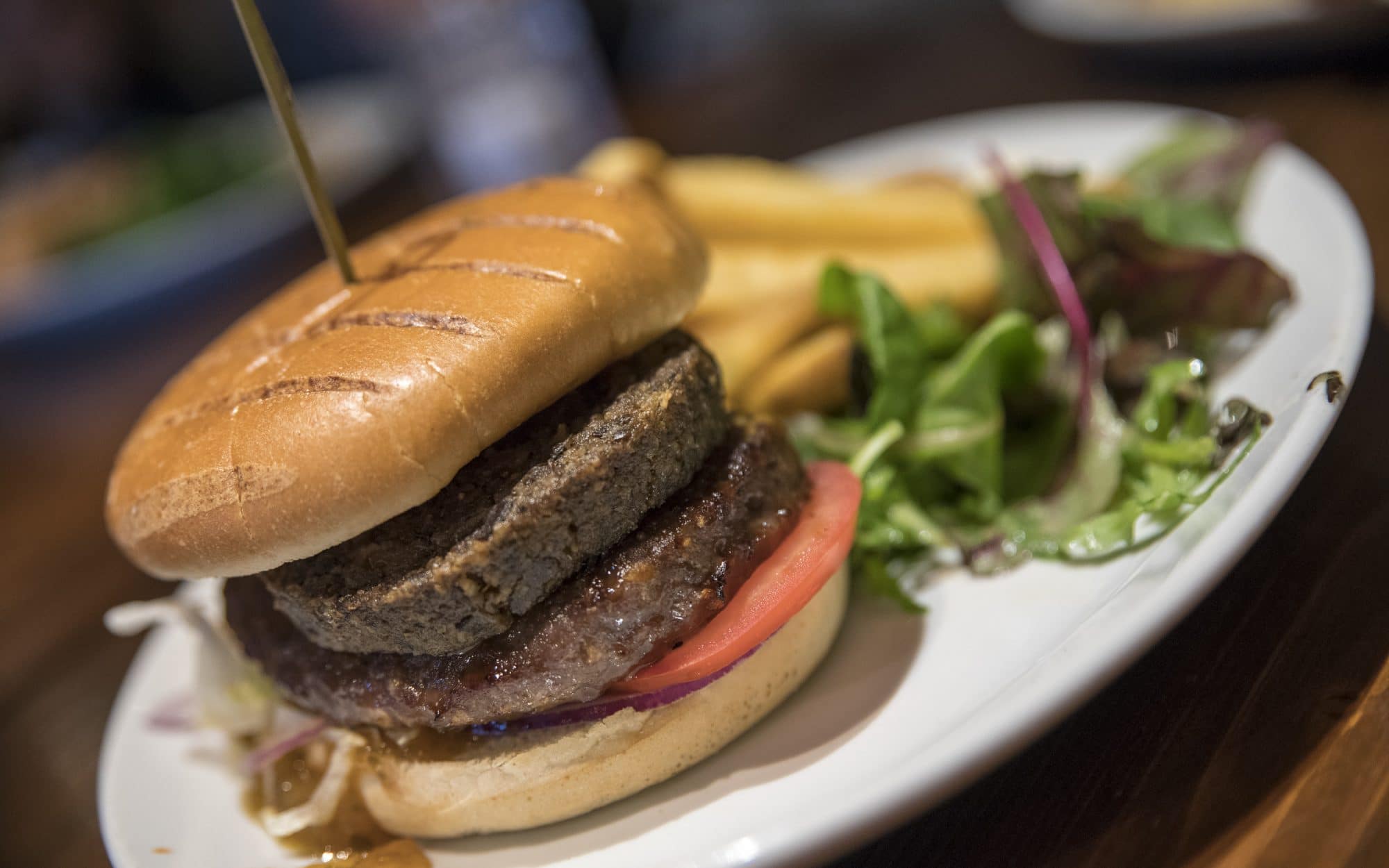 Un délicieux burger écossais