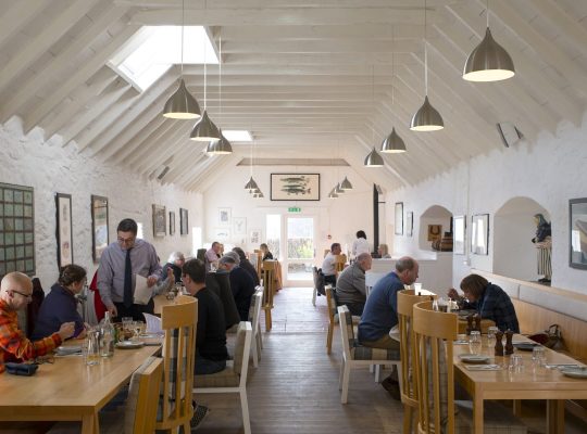 Une pause au bar à huîtres du Loch Fyne