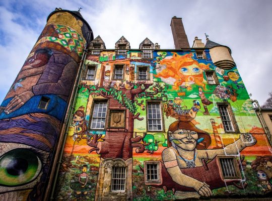Kelburn Castle, el castillo del grafiti