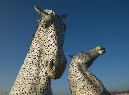 La légende des Kelpies à Falkirk