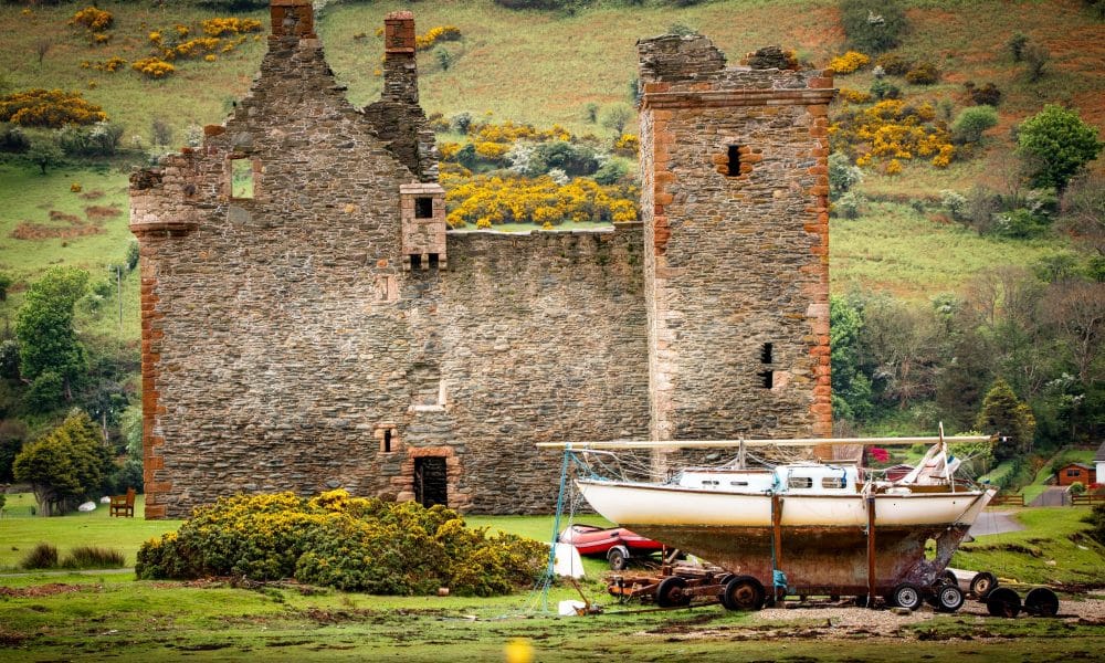 Lochranza, le château de Tintin