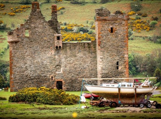 Lochranza, le château de Tintin !