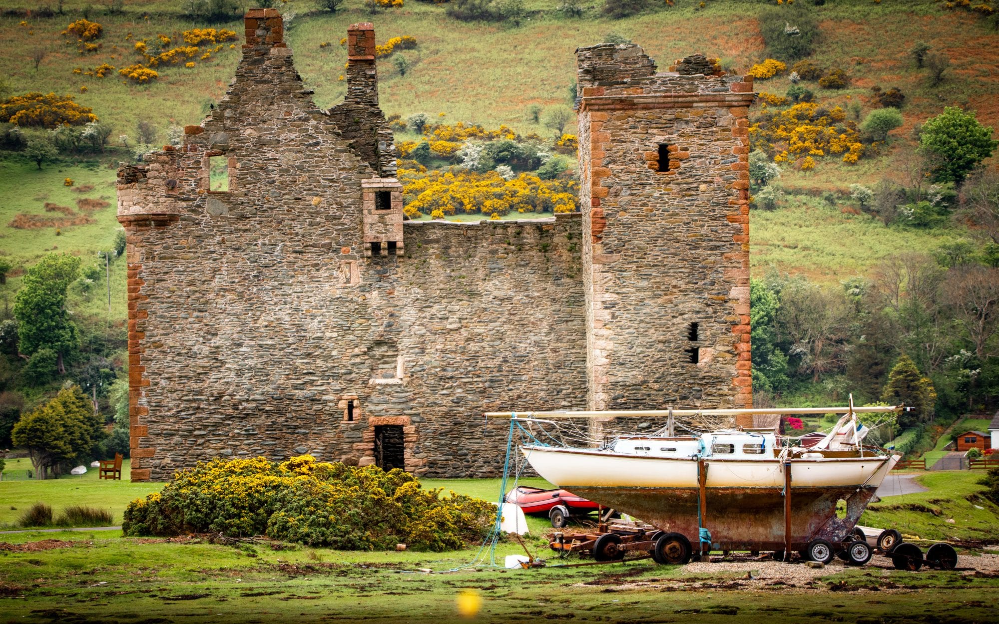 Lochranza, le château de Tintin