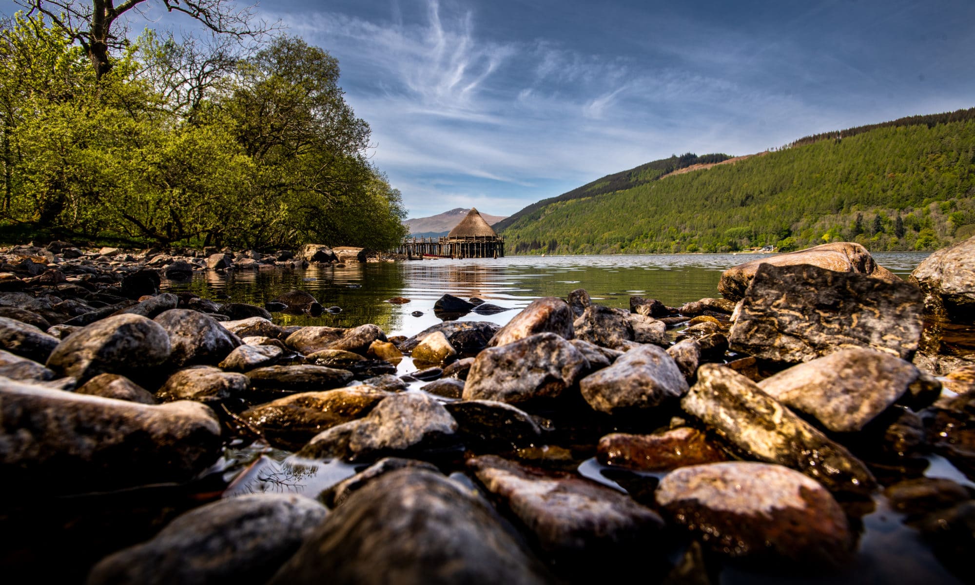 Le crannog du loch Tay