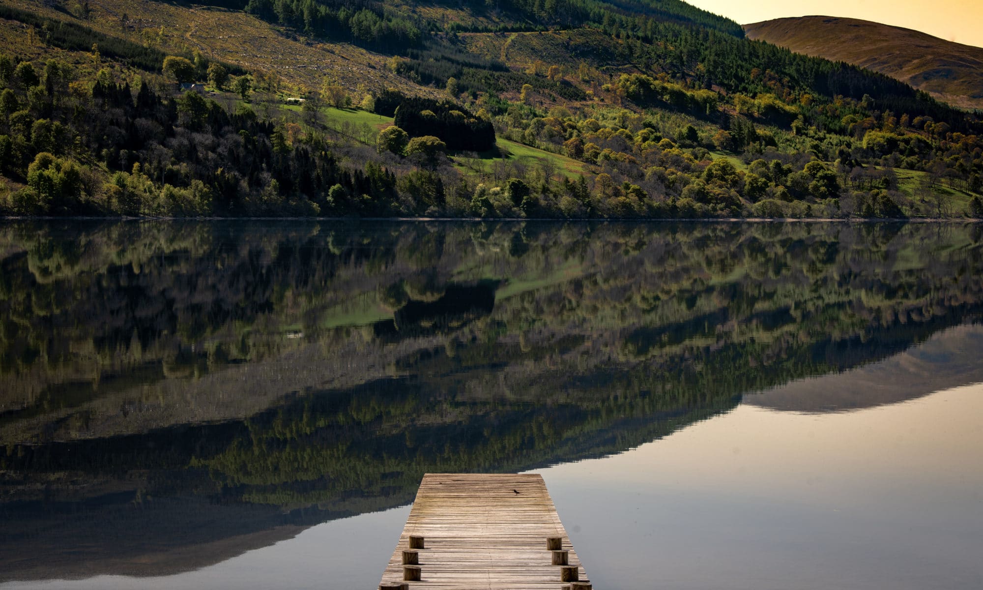 Loch Tay, un vrai miroir