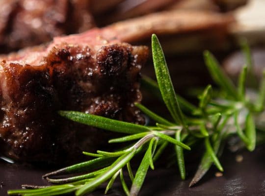 Scottish lamb with Cayenne pepper