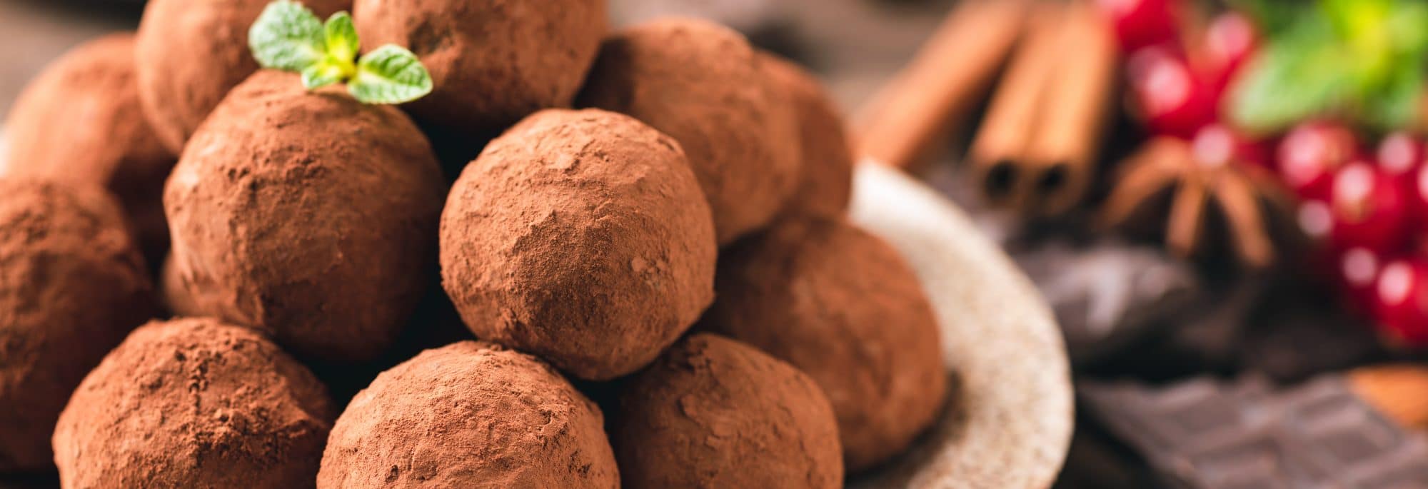 Truffes au chocolat et Scotch Whisky