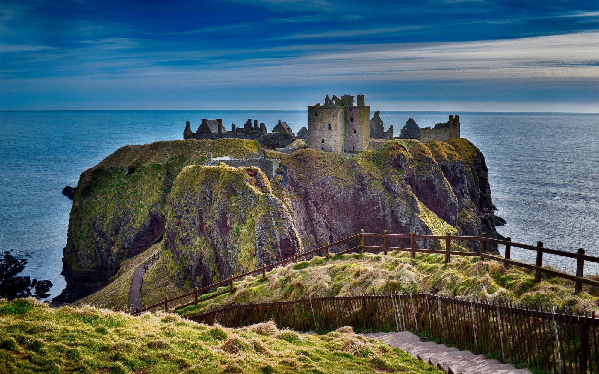 Dans les méandres de Dunnottar Castle