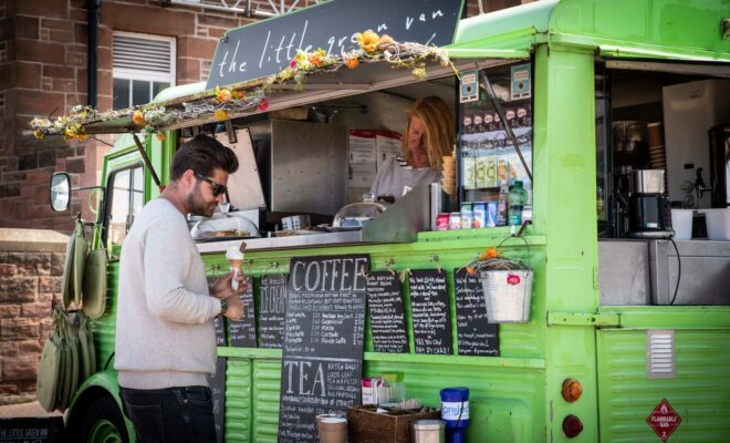 Un helado en Portobello Beach