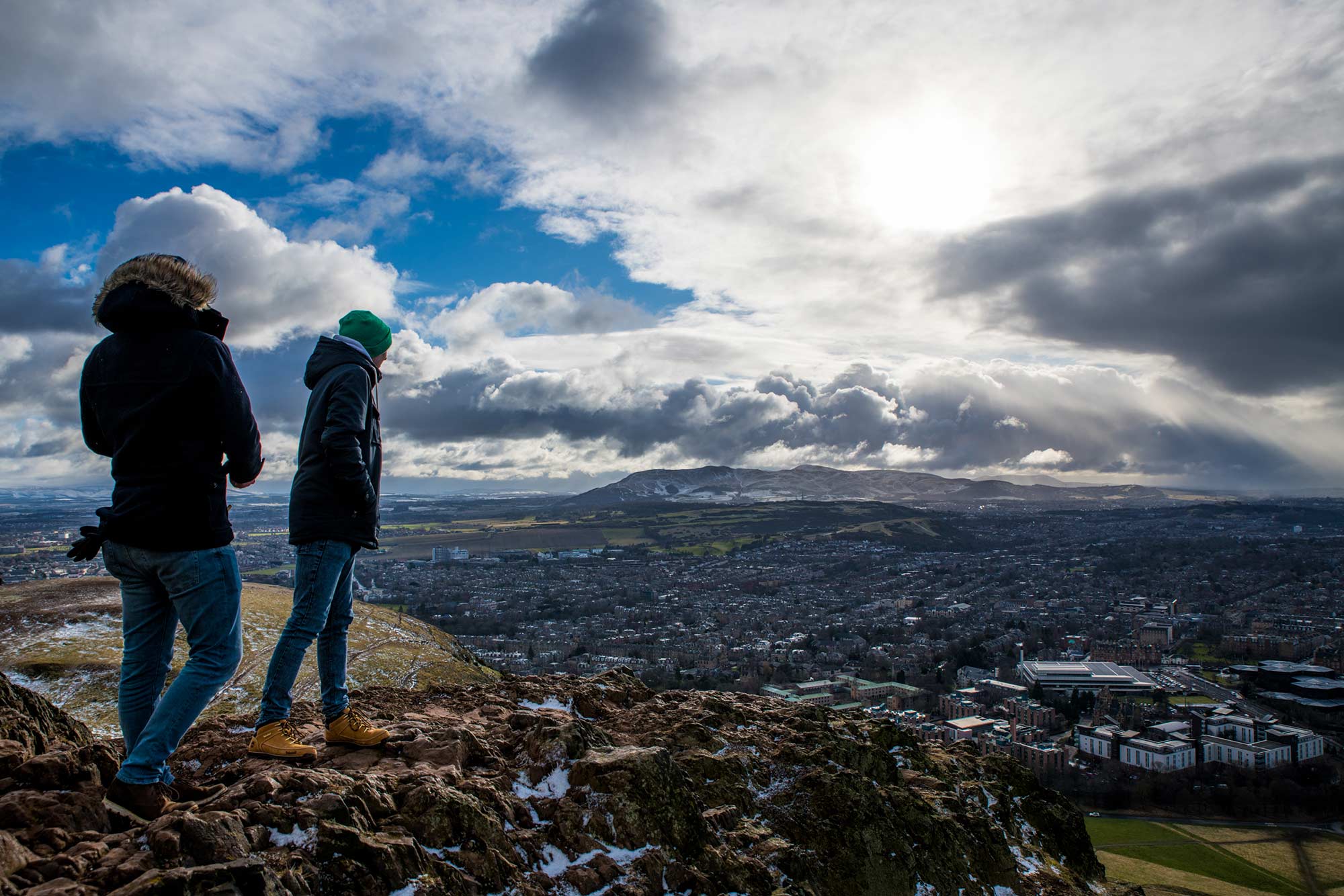 Arthur’s seat, the best place from where to contemplate Edinburgh