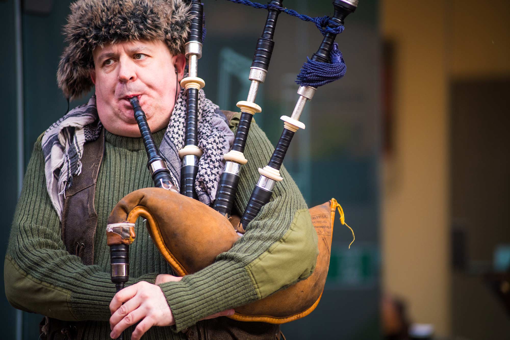 The bagpipe, a question of breath