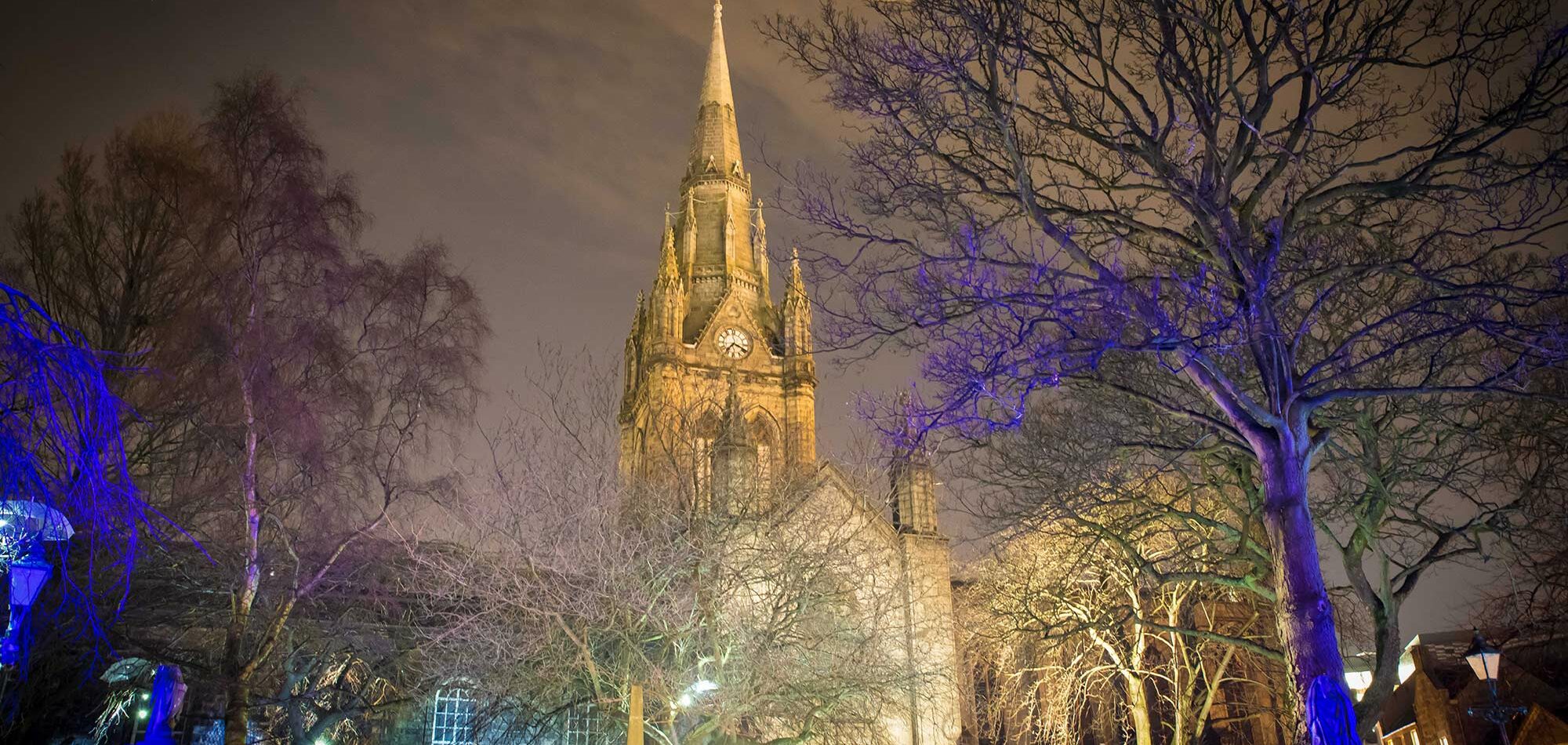 In Aberdeen, the cemetery lights up