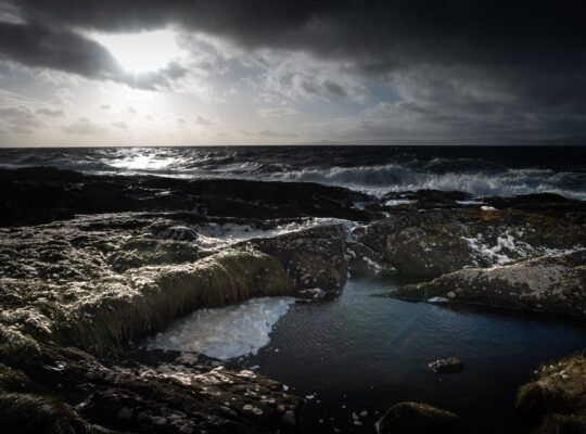 Foam party in Portencross!