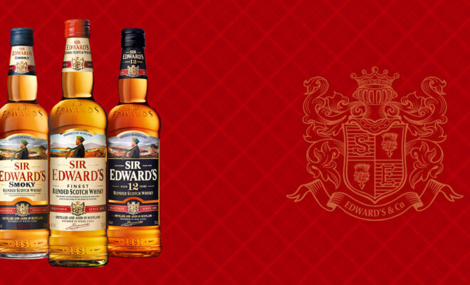 Sir edwards whiskies range