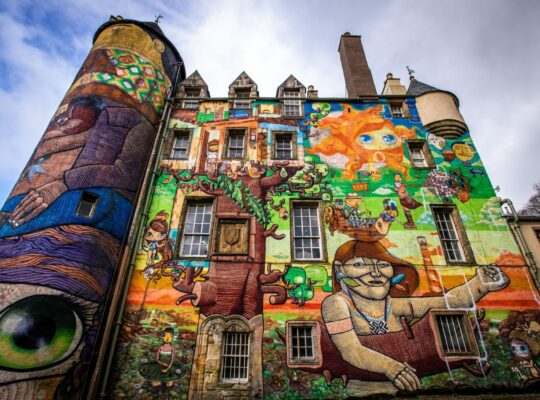 Kelburn Castle, el castillo del grafiti