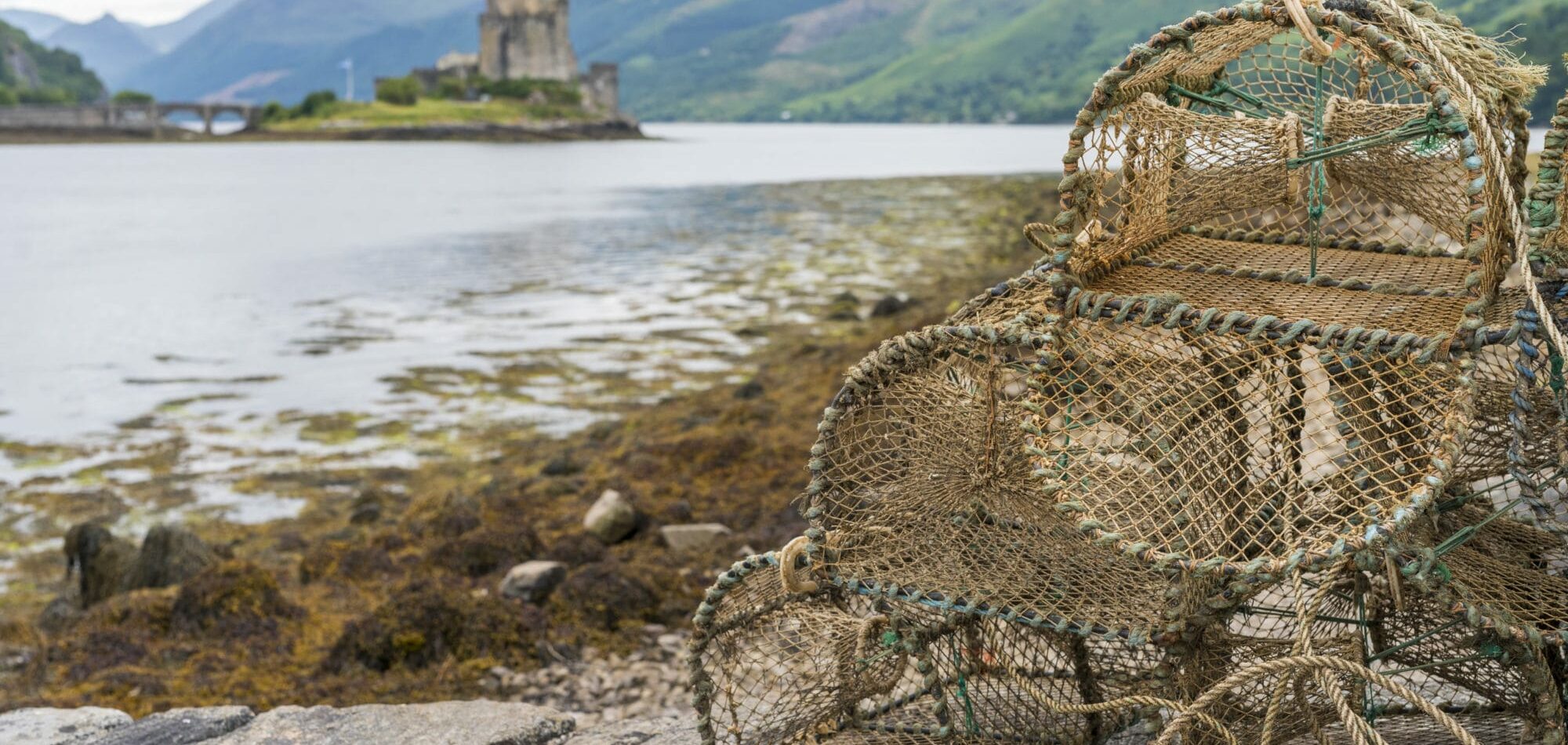 The fishermen of Eilean Donan Castle